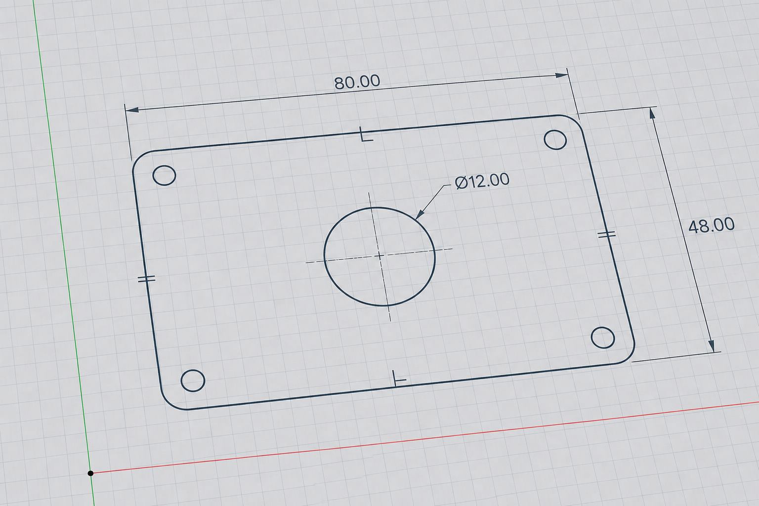 Sketch workspace used for early planning
